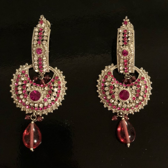 Earring and headpiece (Maang Tikka). Bollywood - Picture 2 of 4